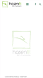 Mobile Screenshot of hasenfit.at